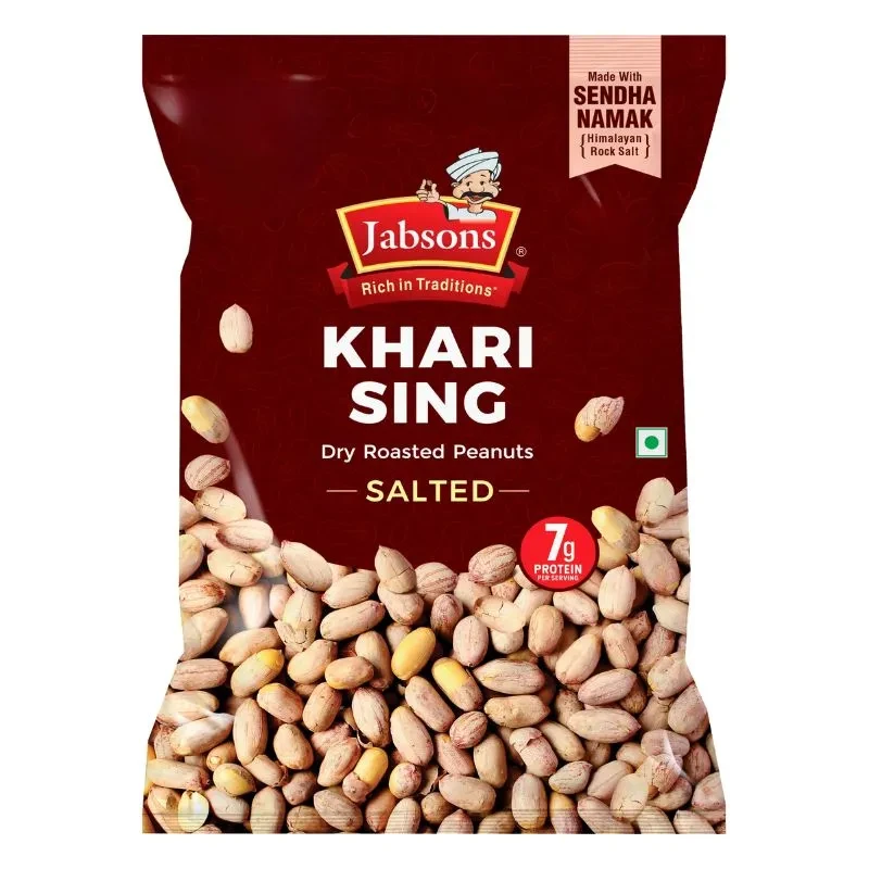 Jabsons Khari Sing (With Skin) Roasted Peanuts 200g