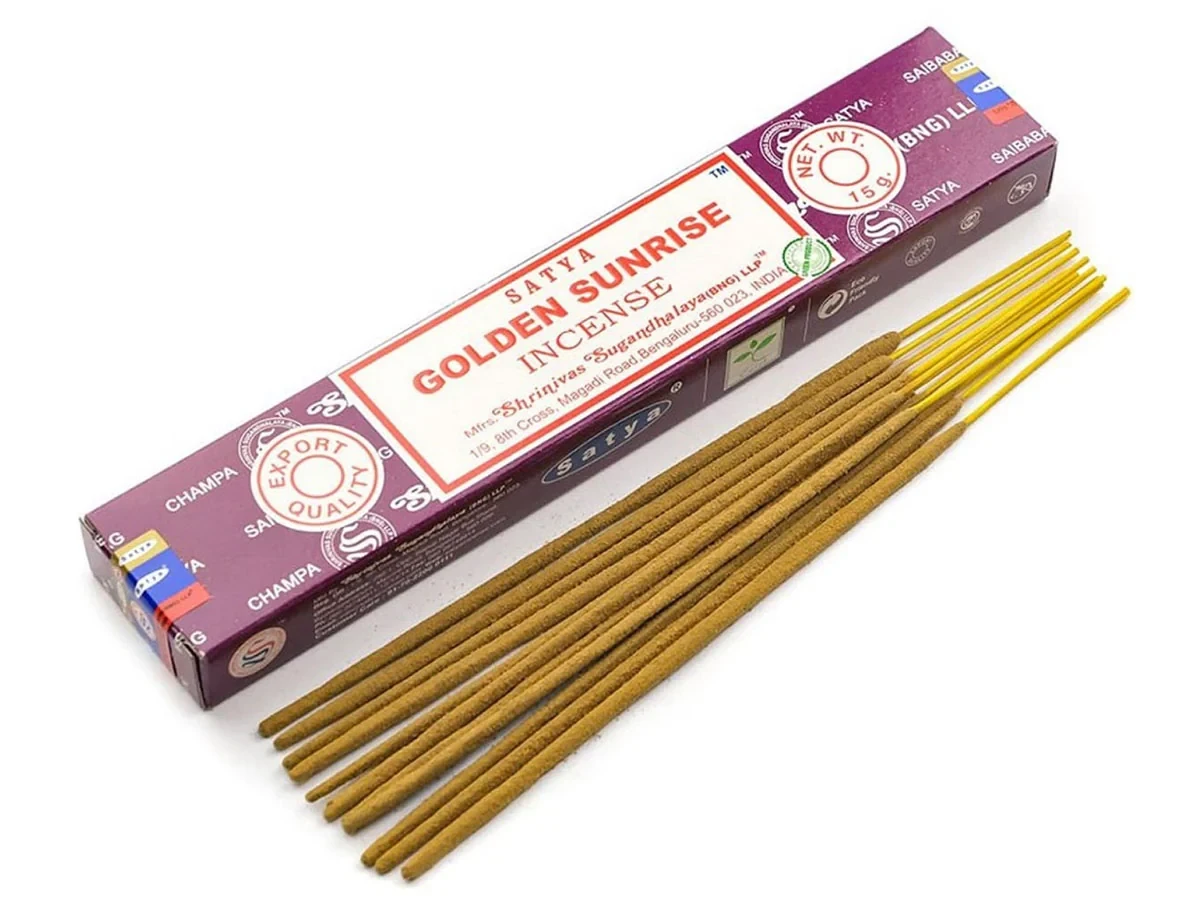 Golden Sunrise Incense Sticks Satya 15g