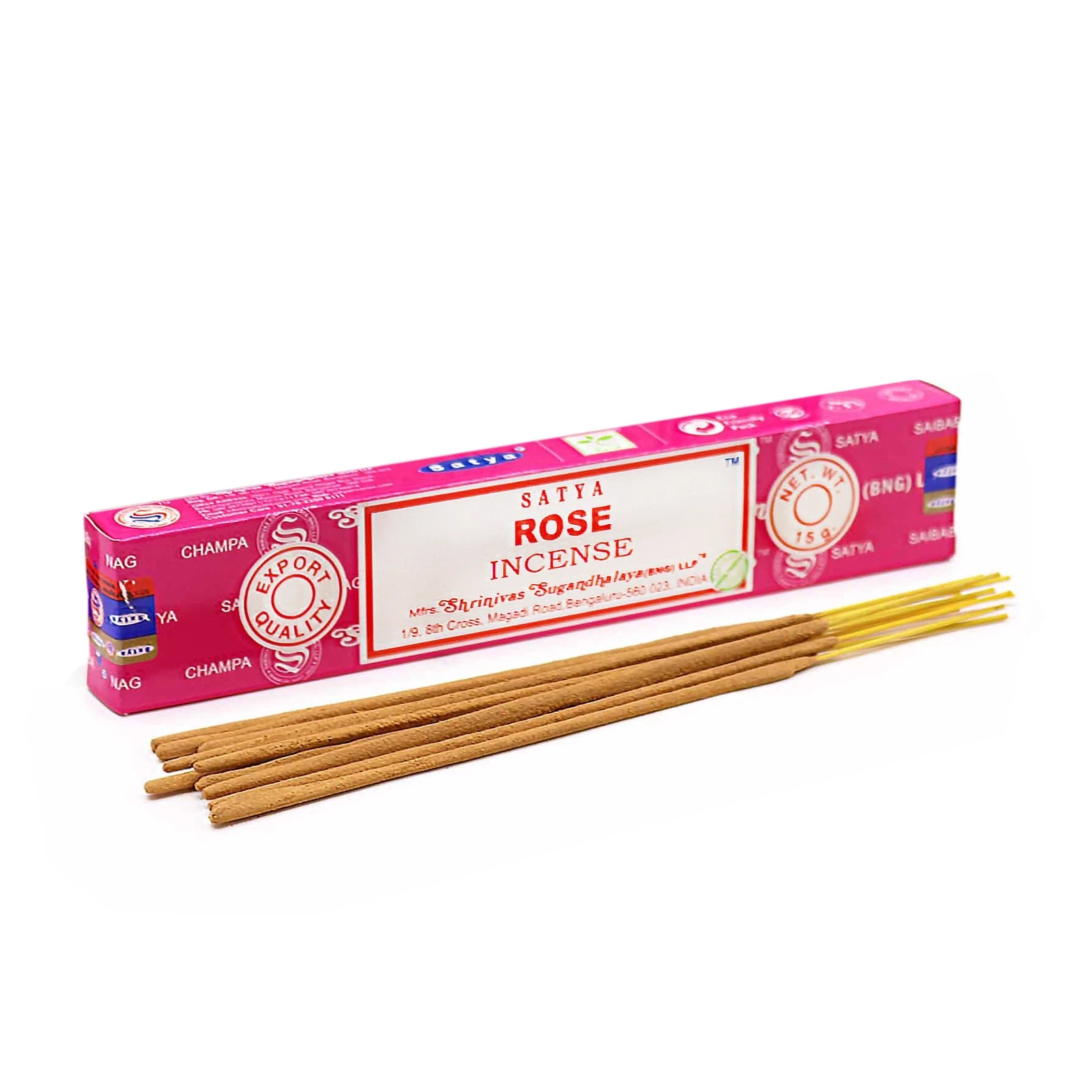Rose Incense Sticks Satya 15g