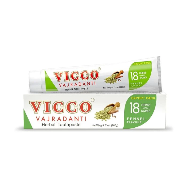 Vicci Vajradanti Herbal Toothpaste (Fennel Flavour) 200g
