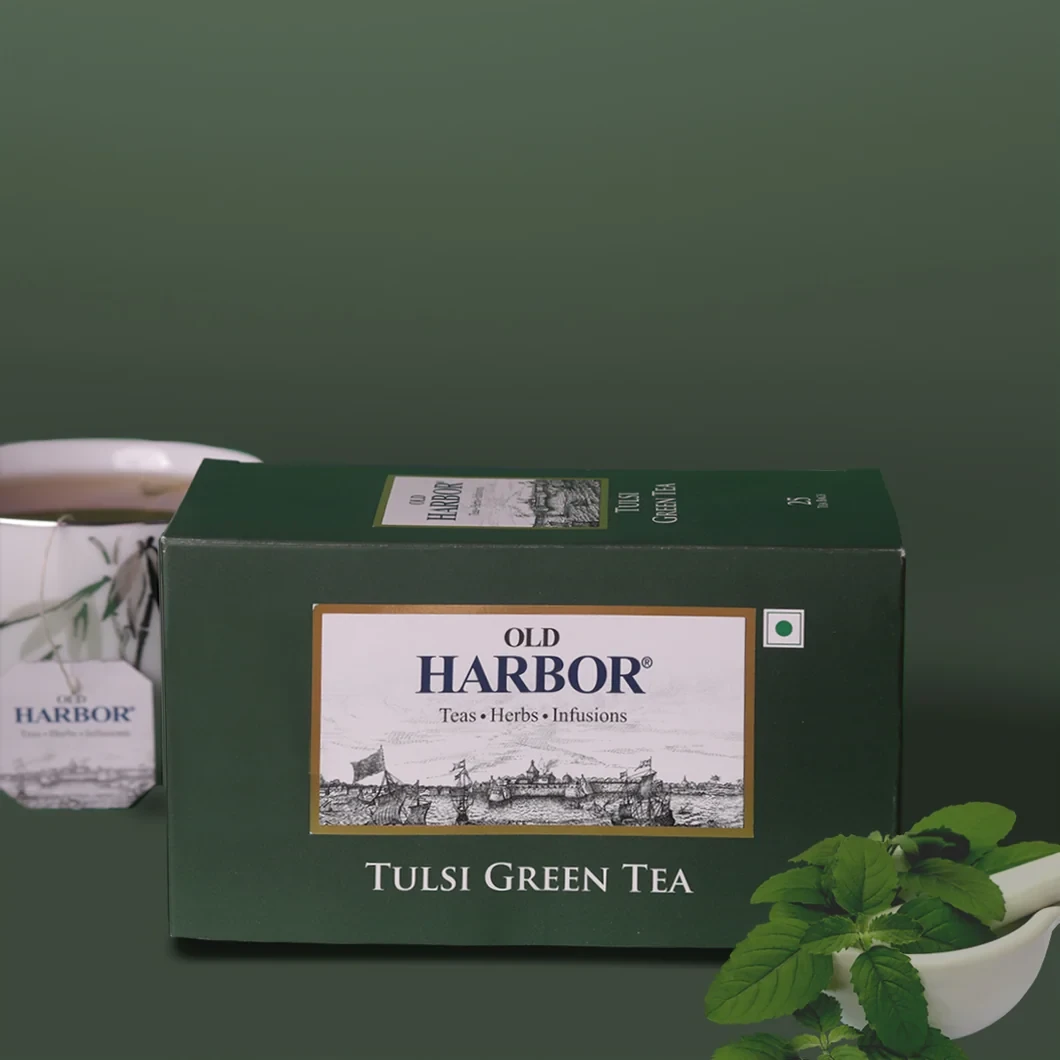 Old Harbor Tulsi Green Tea (25 Bags)