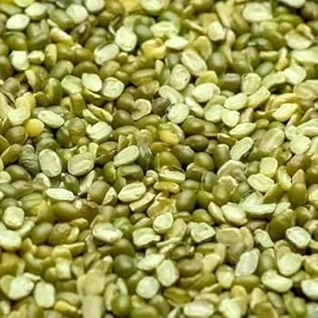 Łuskany zielony gram ze skórką 500g