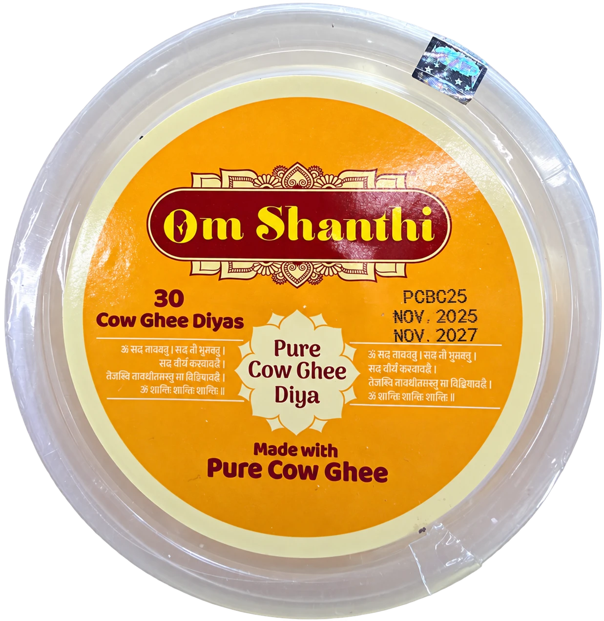 Ghee krowie diyas 30 szt.
