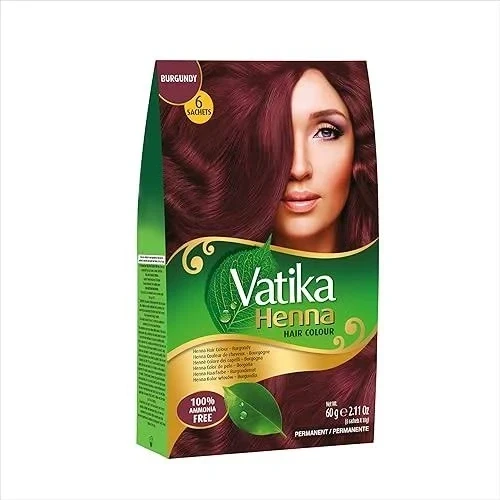Dabur Vatika Henna Farba do włosów Burgundy 60g