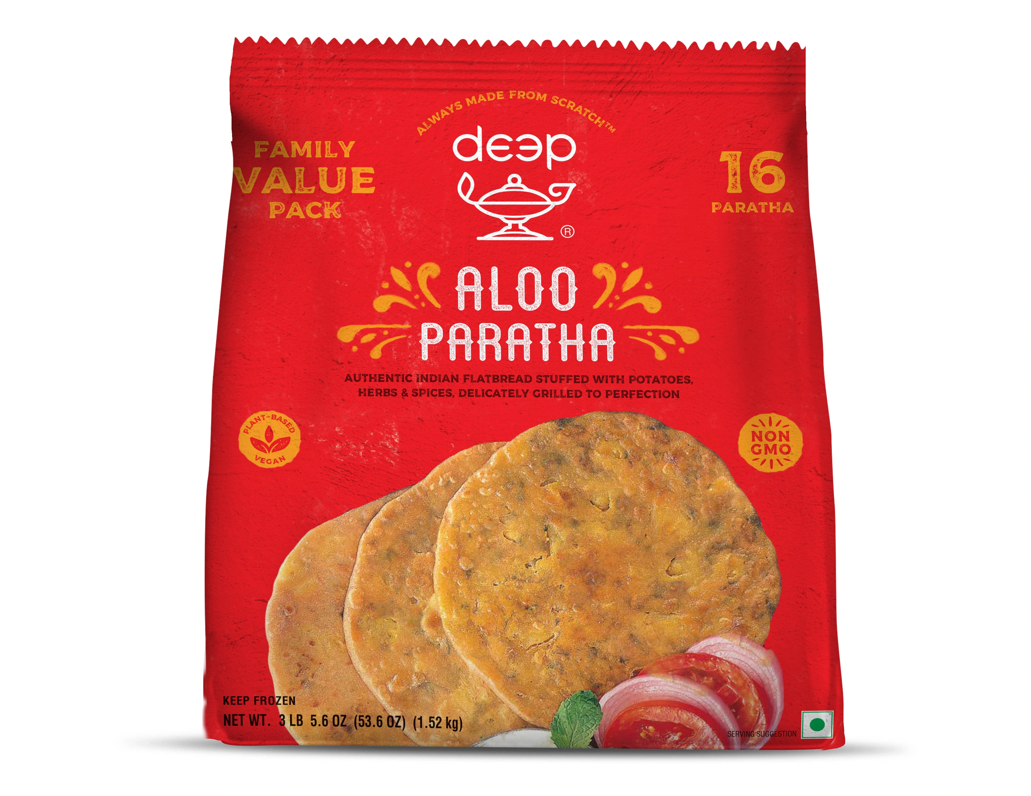 Deep Paratha z ziemniakami 4 szt.